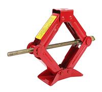 KIMISS Forbici per Sollevatore e Kit di Pneumatici per Auto, Forbici Rosse Portatili per SUV, Camion - Costruzione in Ferro Resistente (0.5T)