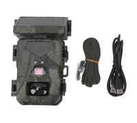 KIMISS Fotocamera da Trail Solare WiFi Bluetooth 30fps 20MP Fotocamera da Gioco con Angolo di Rilevamento di 60° Visione Notturna Attivata Dal Movimento IP65 Impermeabile per