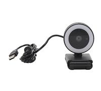 KIMISS Fotocamera USB HD con Messa a Fuoco Automatica - Webcam per Computer 2K UHD con Telecomando, Luce di Riempimento a Tre Temperature di Colore, Protezione della Privacy, Plug and