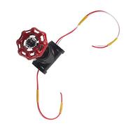 KIMISS G1/2 Interruttore della Luce con Valvola a T Stile Steampunk con Fili per Lampada da Scrivania Robot Industriale retrò - 120V 12V