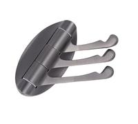 KIMISS Gancio Appendiabiti per Montaggio a Parete - Gancio Triplo Girevole per, Roulotte, Yacht - Design Resistente in Lega di Zinco