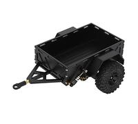 KIMISS Gancio di Traino per Auto RC per TRX4M - Lega di Alluminio Resistente con Pneumatici in Gomma Antiscivolo per Veicoli Cingolati RC 1/18 (#3)