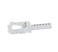 KIMISS Gancio di Traino per Rimorchio RC per Cingolato RC 1/10 1/8 - Compatibile con 4101, 4102, 4082 - Costruzione in Lega Resistente (SILVER)