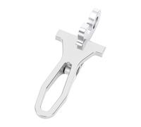 KIMISS Gancio per Morsetto Reggisella per Bici Pieghevole per Modelli e 3sixty - Accessorio di Riparazione Durevole in Alluminio e Acciaio Inossidabile (SILVER)