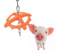 KIMISS Giocattolo per Durevole per Animali da Allevamento - Plastica Ad Alta Resistenza Catena di Appendi Veterinaria Appeal per la Fattoria Animali da Fattoria Maialino Masticare - Forniture per
