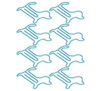 KIMISS Graffette per Carta a Forma di Animale, 100 Clamp/Holder in Metallo Antiscivolo per Scrapbooking e Creazione di Biglietti (BLUE)