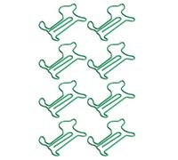 KIMISS Graffette per Carta a Forma di Animale, 100 Clamp/Holder in Metallo Antiscivolo per Scrapbooking e Creazione di Biglietti (GREEN)
