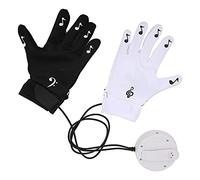 KIMISS Guanti per pianoforte elettronico senza fili, per musicisti, versione senza batteria, comodi e regolabili, per esercitarsi con la tastiera e prestazioni