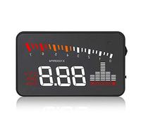 KIMISS Head Up Display 3,5 pollici per auto, X5 HUD Universal HUD Head Up Display ODB2 con avviso di allarme