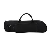 KIMISS Il Panno per Bue Portatile Lade Addensare la Tassa con Spalla con Spalla - Nero, Ideale per i Musicisti, Presenta Due Scomparti per gli Accessori (BLACK)