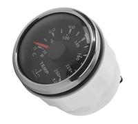 KIMISS Indicatore della Temperatura dell'acqua da 52 Mm con Retroilluminazione a 7 Colori - Misuratore Accurato e Impermeabile IP67 per Barche, Yacht e Mac (BLACK)