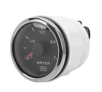 KIMISS Indicatore di Livello dell'acqua da 52 Mm 0-190Ω con Retroilluminazione a 7 Colori, Misuratore di Serbatoio per Liquidi Impermeabile IP67 per Auto, Barche, e Mac - Compatibile con 9-32 V