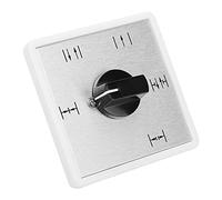 KIMISS Interruttore a Chiave Universale a 5 Posizioni, Controllo Durevole | Materiale in alluminio spazzolato, antipolvere, compatibile con porte automatiche, alta funzionalità, design compatto