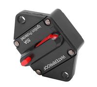 KIMISS Interruttore Automatico DC 32 V con Interruttore di Ripristino Manuale, Design Impermeabile per Auto, Camion, Barche, e ATV - Protezione da Sovraccarico e Uso Versatile (50A)
