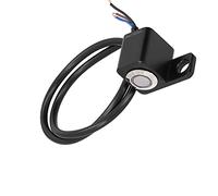 KIMISS Interruttore da Manubrio Impermeabile per Controllo Fari e Fendinebbia - Pulsante ON-OFF con Luce Rossa e Blocco Reset per Montaggio da 0,4 Pollici su Motocicli e ATV da 12V (Lato destro)