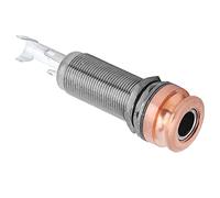 KIMISS Jack con Perno Terminale con Funzione di Blocco della Cinghia per Chitarra Elettrica - Accessorio di Ricambio in Ottone per Chitarra, Basso, Ukulele - Opzioni Oro, Nero, Argento, Rame Rosso