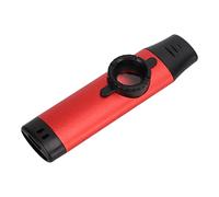 KIMISS Kazoo in Metallo con Bocchino Regolabile e 5 Diaframmi per Flauto - Strumento a Fiato Versatile per gli Amanti della Musica (rosso)