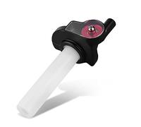 KIMISS KI6011 Manopole dell'acceleratore dell'acceleratore di torsione dell'acceleratore di impugnature del motociclo dell'acceleratore visivo di 22mm (Red)