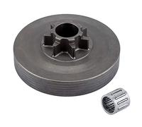 KIMISS Kit a Pignone del Tamburo Frizione con Cuscinetto per l'ago per Motosega 4500 5200 5800 Parte - Sostituzione in Acciaio