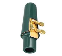 KIMISS Kit Bocchino per Sassofono Contralto con Coperchio, Legatura e Ancia - Accessori Essenziali per Sassofonisti Contralto (GREEN)