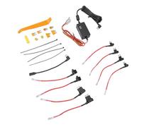 KIMISS Kit Cablato per Dash Cam, Cavo di Alimentazione Tipo C da 12 V 30 V A 5 3 A con Display di Tensione, Tensione di Interruzione Regolabile, Rilevamento ACC, per Dash Cam in