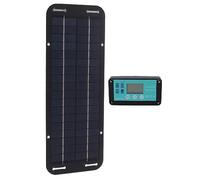 KIMISS Kit Caricabatterie da Pannello Solare da 20 W per, Barca e Casa - Controller MPPT Impermeabile per Viaggi, Campeggio e Utilizzo Fuori Rete