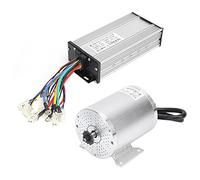 KIMISS Kit di Conversione Motore Brushless 48V 2000W con Controller e Acceleratore per Scooter Elettrico, Bici e Mini Veicolo, Prestazioni Ad Alta velocità 4500 Giri/min