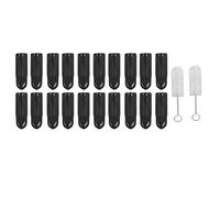 KIMISS Kit di Copertura del Rubinetto della Birra - Pespa da 2 Pezzi e Coperture da 20 Pezzi per Sigillatura Efficace, Facile Rimozione dei Sedimenti, Compatibile con Rubinetti della Birra a Casa e