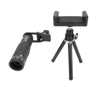 KIMISS Kit di Lenti per Fotocamera del Telefono Universal 28X Teleotdio con Lenti da 0,6x Ad Angolo Largo, Lenti Macro 20x, Treppiede di Lente da 198 ° per gli Appassionati di