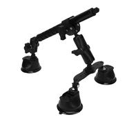 KIMISS Kit di Montaggio per Auto a Tripla Ubica, Testa a Doppia Sfera, Bastone Selfie per X5 X4 X3 X2 X una Fotocamera D'azione Rs R