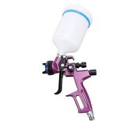 KIMISS Kit di Pistola a Spruzzo HVLP con Punta 1. M, Spruzzatore di Vernice Professionale 600 Ml per Mobili, Arte Parete e Progetti Fai - -te