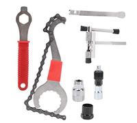 KIMISS Kit di Rimozione del Volano in Bicicletta Multifunzionale e Set di Strumenti per Mountain e Bici da Strada - Set Completo di Strumenti di Riparazione (Leva a Pneumatici Larga)