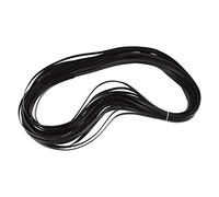 KIMISS Kit di Riparazione in Vimini per Sedie, Tavoli e Divani da Giardino in Plastica - Materiale in Rattan Sintetico per Restauro di Mobili (Black)