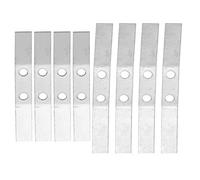 KIMISS Kit Molle a Balestra in Acciaio Ad Alta Resistenza, Kit di Accessori per Auto RC con Molle a Balestra per Asse Posteriore in Acciaio da 8 Pezzi Adatto per Camion WPL D12 1/10 RC, Parti di