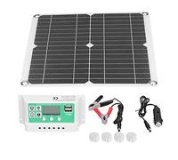 KIMISS Kit Pannello Solare da 40 W 18 V con Regolatore di Carica Solare 10 A e Porte USB - Ideale per attività all'aperto, Campeggio e Viaggi