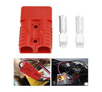 KIMISS Kit Plug Connect 2 Pc con Batteria Rossa 600 V. 175A - Connettore per Vernice 2 Pc con 4 Pin di Terminale Easy Electrical Device Disconnection
