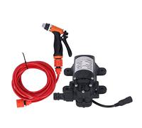 KIMISS Kit Pompa Idropulitrice Portatile da 12 V con 160 PSI, 2 Tubi e Accessori per la Pulizia dell'auto, Spruzzatore Elettrico per Uso Multiuso