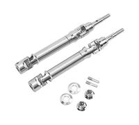 KIMISS Kit Set in Acciaio Inossidabile per Albero di Trasmissione Anteriore RC da 2 Pezzi per SLASH 4x4 Rustler e Stampede - Prestazioni e affidabilità Migliorate