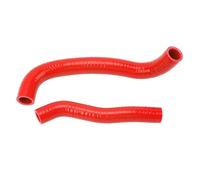 KIMISS Kit Tubo di Raffreddamento in Silicone, Sostituzione Sigillata per Gatto DVX-400 2007-2008, Tubi Resistenti Al Calore Rafforzato (rosso)
