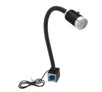 KIMISS Lampada da Lavoro Magnetica 9W 24V LED a Collo di Cigno con Alluminio Antiruggine e Base Magnetica per Applicazioni Industriali