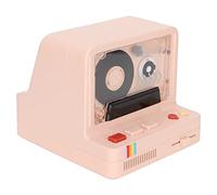 KIMISS Lettore di Cassette con Audio Stereo, Lettore di Cassette retrò e Altoparlante, modalità Multi-play con, AUX, Scheda di Memoria, Effetti di Illuminazione a Doppio LED (PINK)