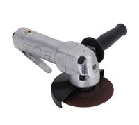 KIMISS Levigatrice Lucidatrice Smerigliatrice Angolare Pneumatica da 4 Pollici per Decorazioni Domestiche e Finitura di Mobili - Strumento in Alluminio Leggero con Interruttore di Blocco Facile