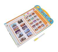 KIMISS Libro di Lettura in Lingua Inglese Arabo con Funzione Vocale - Giocattolo e -book di Apprendimento Interattivo per 3+ Anni