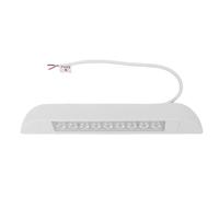 KIMISS Luce per Tenda Sole per LED 10 Pollici 6000K Bianco Freddo Ad Alta luminosità Apparecchio per Camion Rimorchio Campeggio Auto 12V 24V DC Fascio Angolare Verso il Basso (Bianco con