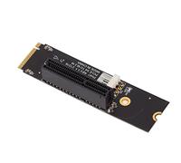 KIMISS M.2 a Scheda Adattatore PCIE X4 per Mining Bitcoin - Scheda di Riser NGFF M.2 con Indicatori a LED, Supporta Moduli SSD 2260/2280