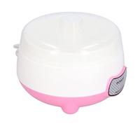 KIMISS Macchina per Yogurt Greca Definitiva - Mini Yogurtiera da 15 W 1 Litro Macchina per Fare Yogurt Automatica con Riscaldamento a 360° per la Casa Rosa - per Compatta Fai da Te