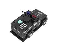 KIMISS Maggy Bank per Auto Blindate - Piggy Electronic E Onal con Protezione da Password, Rotolamento di Denaro Automatico E Progettazione del Veicolo Blindato per