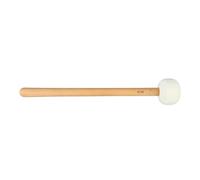 KIMISS Maglio per Batteria con Testa in Feltro Morbido - Martello per Percussioni Antiscivolo per Grancassa - Bacchetta in Legno per una Migliore qualità del Suono e Comfort (Bianco SP 02 32 cm)