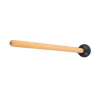 KIMISS Maglio per Batteria con Testa in Feltro Morbido - Martello per Percussioni Antiscivolo per Grancassa - Bacchetta in Legno per una Migliore qualità del Suono e Comfort (Nero SP 05 21 cm)
