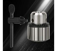 KIMISS Mandrino per Trapano da 0,6-20 Mm in Acciaio Resistente Ad Alta Precisione con Chiave per Mandrino per Utensili Elettrici Ad Alte Prestazioni (1-16 mm)